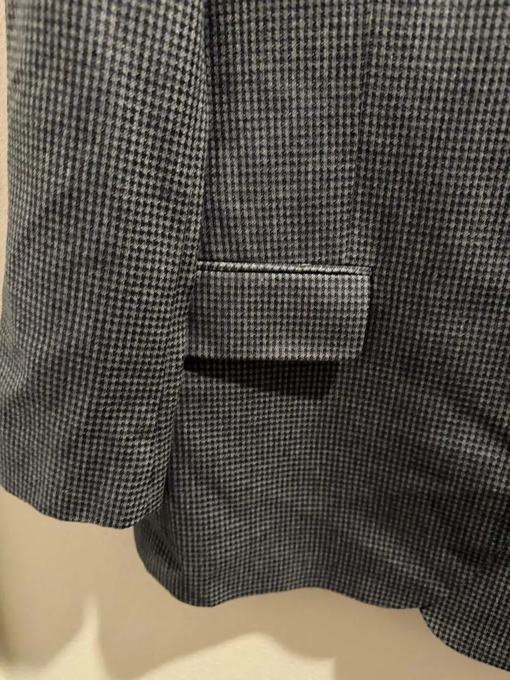 John W. Nordstrom Lanificio di Pray Wool and Silk Houndstooth Blazer